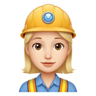 Friendly helper, one person sticker