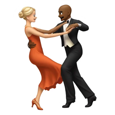 couple dancing tango  sticker