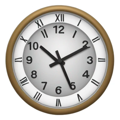 clock ticking sticker