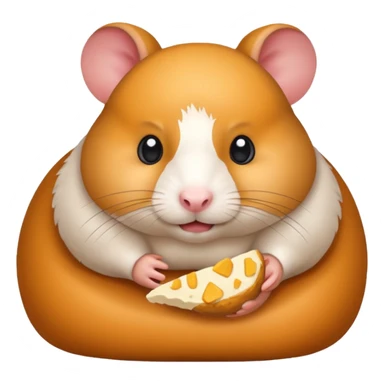 eat hamster sticker