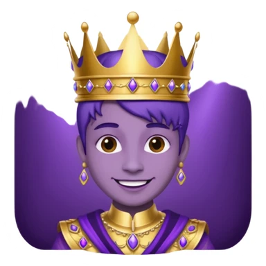 Purple royalty sticker
