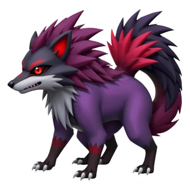 Obstagoon-Banshee-Zoroark-fusion  sticker