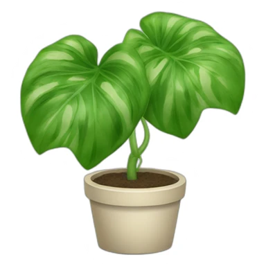 Pothos plant sticker