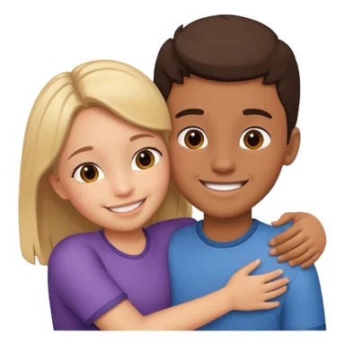 Love mod boy and girl sticker