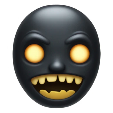 eerie dark emoji sticker