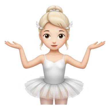Ballerina adult girl sticker