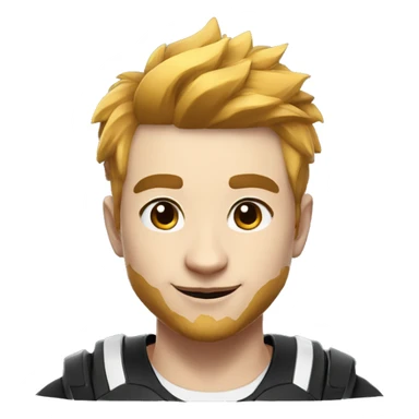 panda roux en coach esport sticker