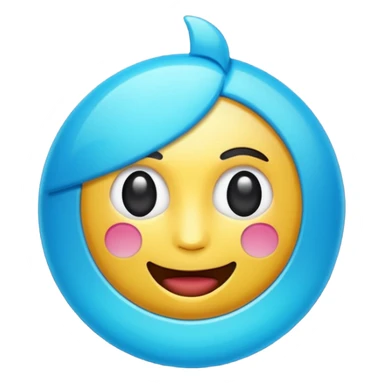 Crea un emoji de la verificación de tik tok casi parecido sticker