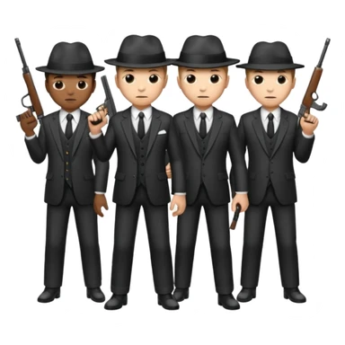 team of gangsters sticker
