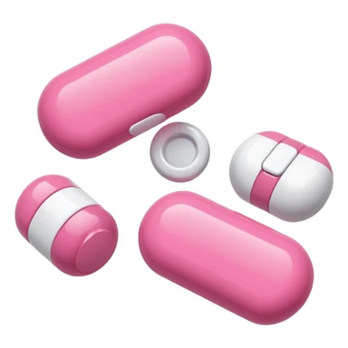 pink and white medication sticker