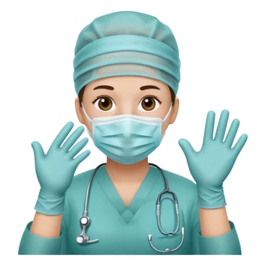 
Cartoon surgeon planning a facelift for Plastic and Reconstructive Surgery sticker