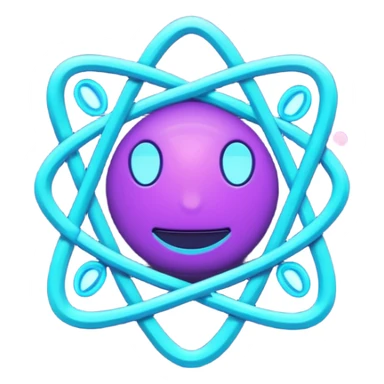 futuristic minimalistic emoji icon, glowing letters "SANG" made of three neon lines merging together, representing Storm, Atom and NoizeGames, neon purple (#8B5CF6) and cyan (#00E0FF) glow, dark tech background, unity and energy vibe, 1:1 aspect ratio sticker