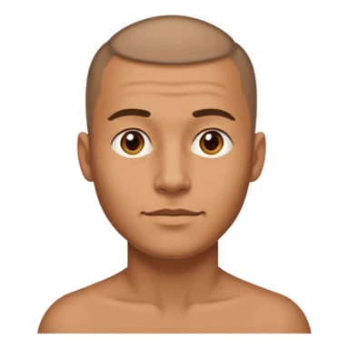 Gözlük yok sağ taraf saç kesimi sıfır sticker