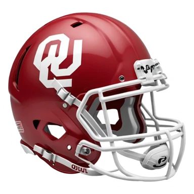 Oklahoma football helmet OU Sooners sticker
