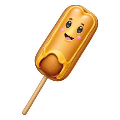 corn dog  sticker