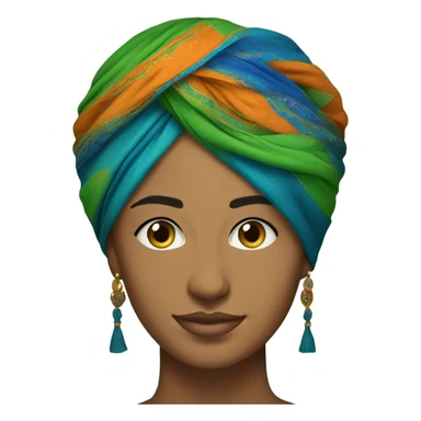Indian turban sticker