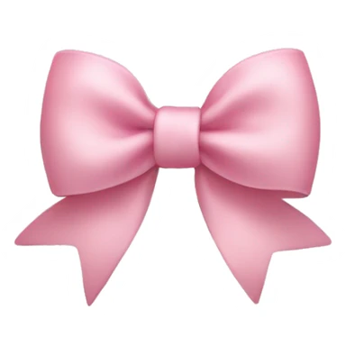 Light pink bow sticker