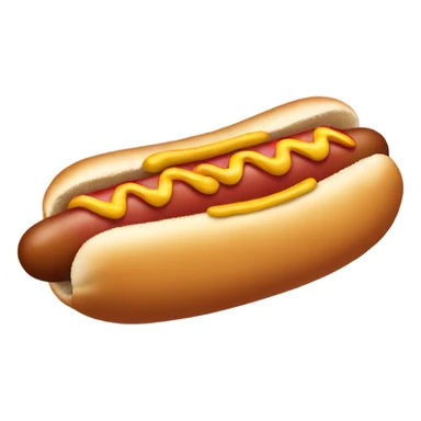 Hot dog wearing a hot dog costume sticker