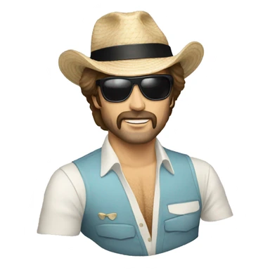 80's yacht rock sticker