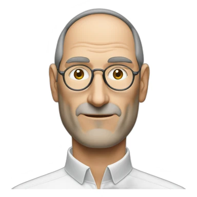 Steve jobs uding iphone 14 pro sticker