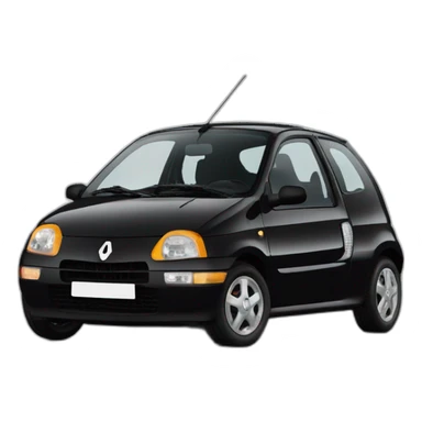 Renault twingo 1993 noir sticker