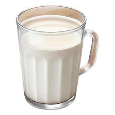 fallen over glass of milk spill on floor sticker