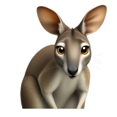 wallaby qui est effrayé sticker