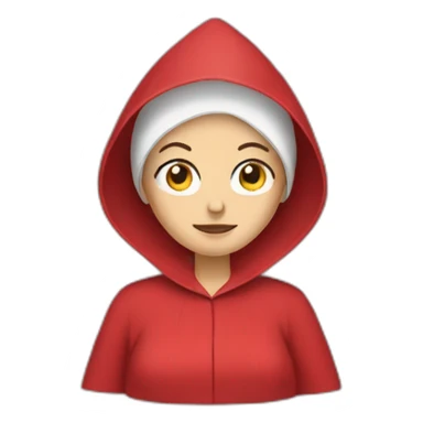 Handmaids tale only head from front sticker