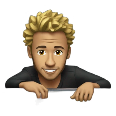 Neymar jr qui joue au casino sticker