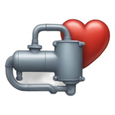 pumping-heart sticker
