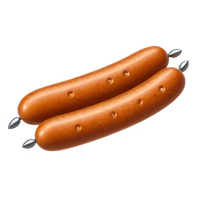 sausage with a screw inside sticker
