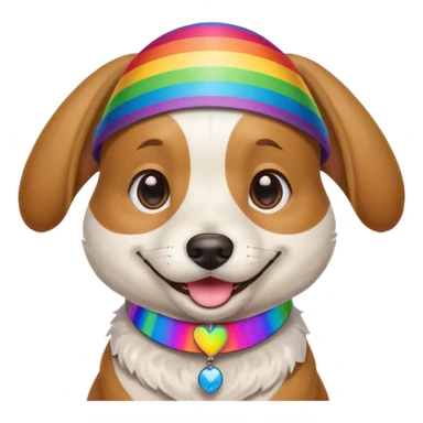 Homosexual Jewish dog sticker