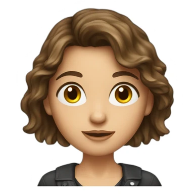 brunette,-hazel-eyed,-with-beautiful-hair, -raining-money sticker