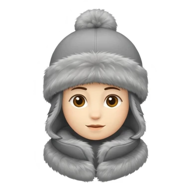 russian winter hat sticker