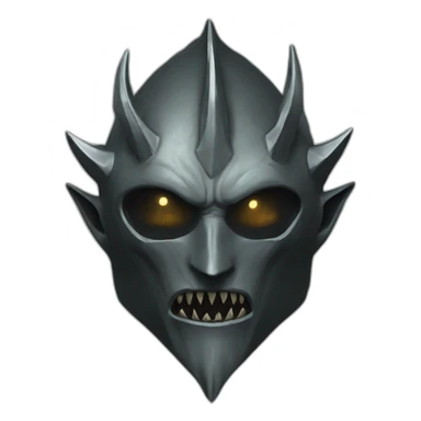face in witch king's of angmar mask sticker