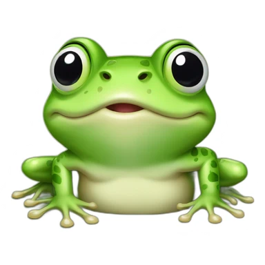 frog peepo happy sticker