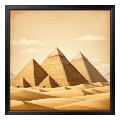 pyramids of giza sticker