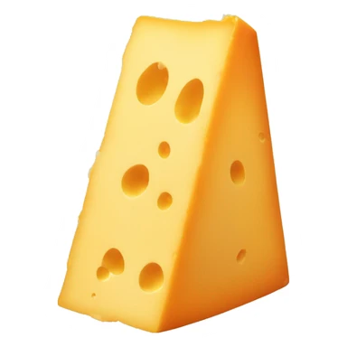 Cheddar cheese no holes sticker