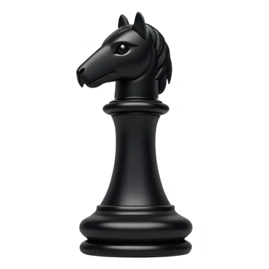 black chess piece, rook piece sticker
