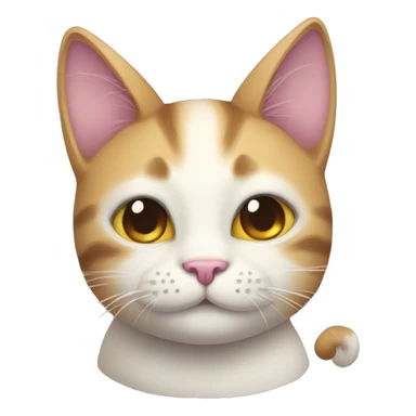 Cat dit licorne sticker