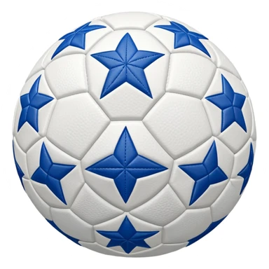 champions league ball blue stars sticker