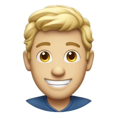 Smiling Englishman showing thumbs up  sticker