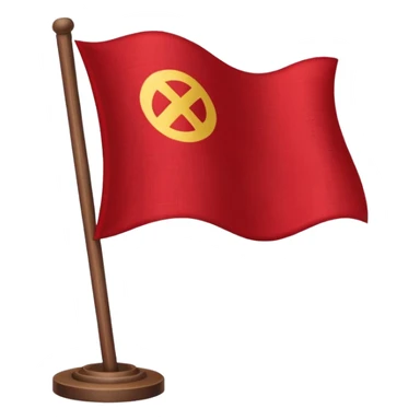 red flage sticker