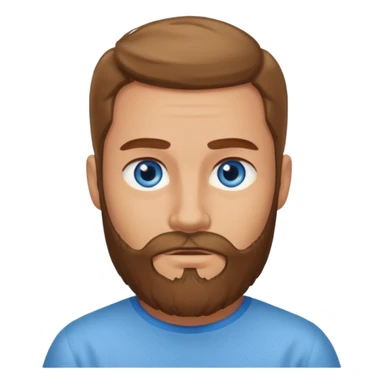 blue eyed desert bearded man in cloth sticker