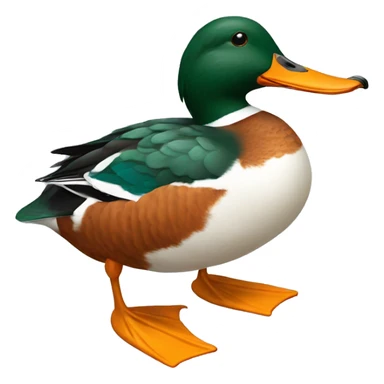 Northern shoveler duck sticker