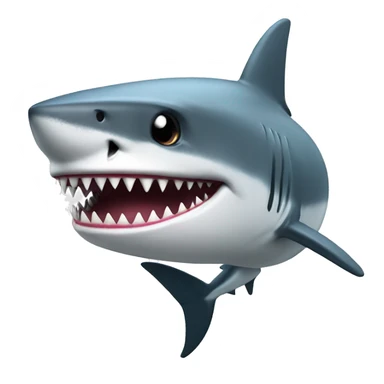 shark wih gun sticker