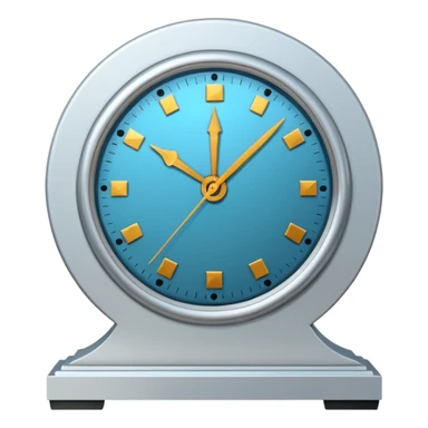 posmodern mantel clock sticker