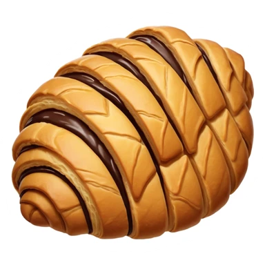 Chocolate croissant  sticker