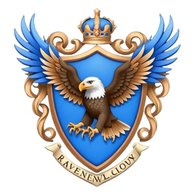 Hogwarts Ravenclaw crest Eagle sticker