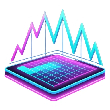 Holographic graphs and charts sticker